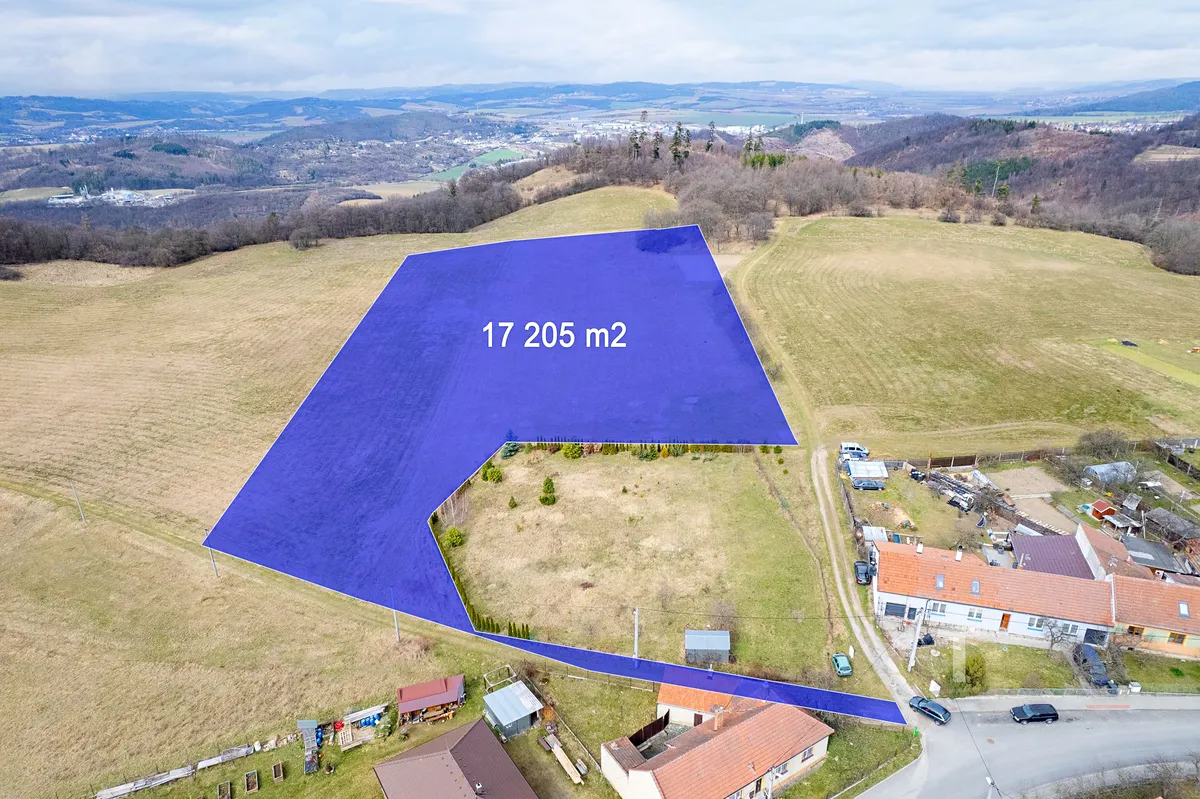Prodej stavebního pozemku 17205 m²